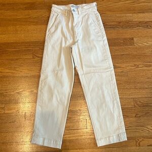 Everlane Cream Colored Pants